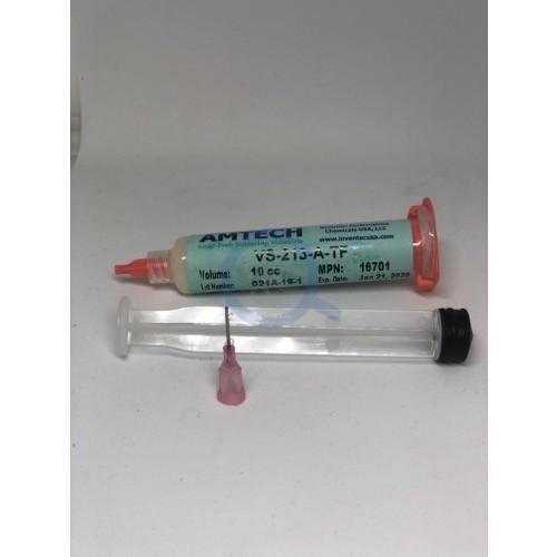 VS-213A-TF is the most recent and the most up-to-date no-clean tacky flux formulation by AMTECH. NC-559-TF should no longer be used because it is an outdated flux with old technology.