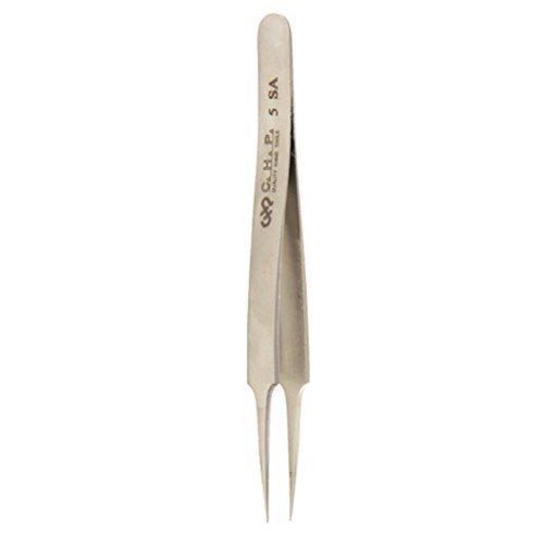 These are the best straight tweezers that I’ve used for the price. Even the super expensive Dumont’s don’t hold anything on these because these are super strong. One pair will last a long time. You won’t be disappointed.