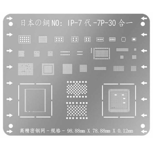 Phonefix 0.12mm Steel BGA Stencil For iPhone 7/7+