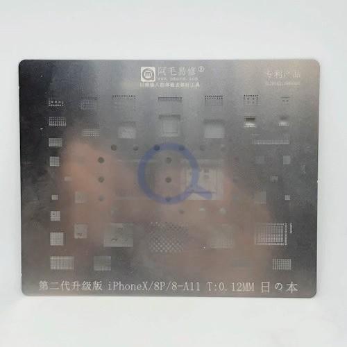 iPhone 8/8+/X 0.12mm Steel BGA Stencil
