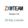 zxw 3.0 30-day activation license online activation