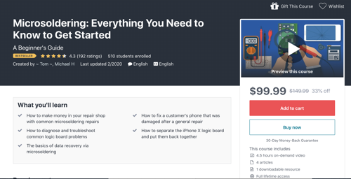 Micro Soldering - iPhone Logic Board Repair - Data Recovery