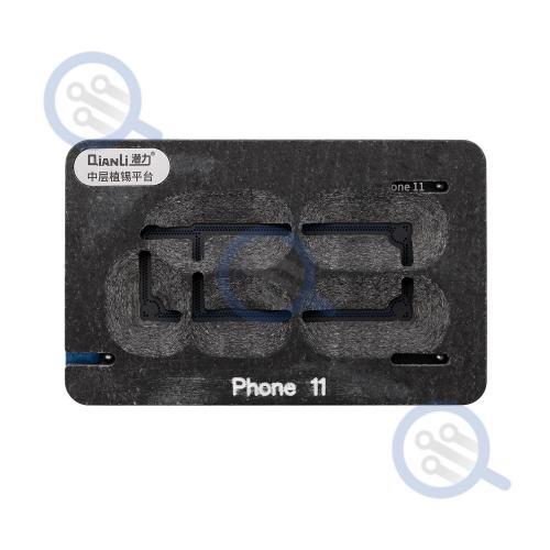 Qianli Middle Layer Reballing Stencil Jig for iPhone 11 for Micro Soldering - Image 4