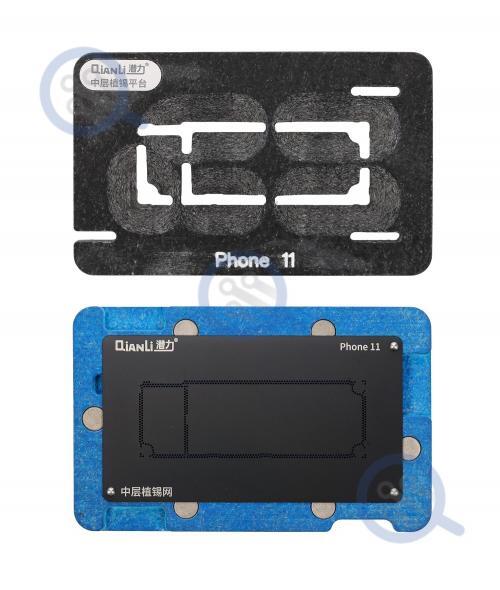 Qianli Middle Layer Reballing Stencil Jig for iPhone 11 for Micro Soldering - Image 2