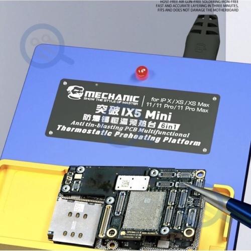 mechanic ix5 mini 6 in 1 iphone x xs max 11 pro max heating jig