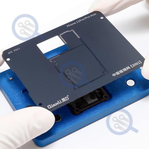 qianli-3in1-middle layer reballing stencil 11 11 pro 11 pro max bga